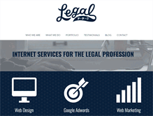 Tablet Screenshot of legalppc.com